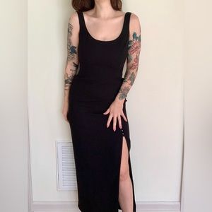 Nicole Miller Long Black Dress